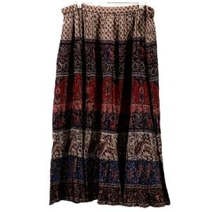 Long Cotton Skirt - 2x